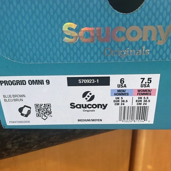 New PROGRID OMNI 9 Saucony Sneakers size 6 men’s and 6 big boy - Picture 7 of 7